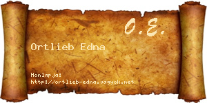 Ortlieb Edna névjegykártya